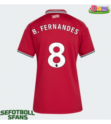 Manchester United Bruno Fernandes #8 Hemmatröja Kvinnor 2026-27 Kortärmad
